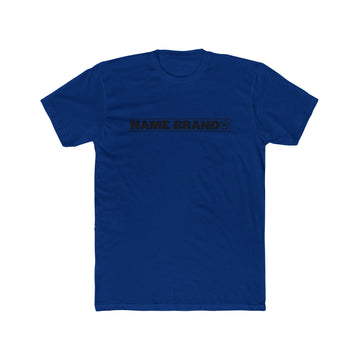 Name Brand® Logo Tee — trade mark Cotton Crew Shirt