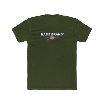 NAME BRAND Tee — American Flag Cotton T-Shirt