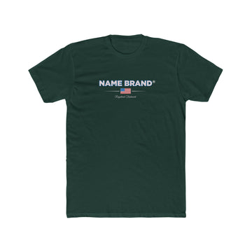 NAME BRAND Tee — American Flag Cotton T-Shirt