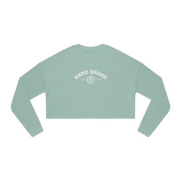 Cropped Sweatshirt — NAME BRAND Logo Women&