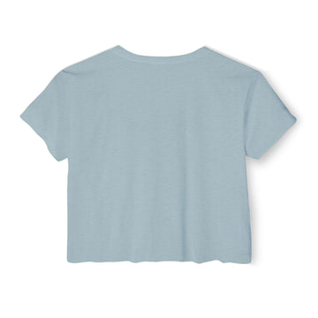 Name Brand Crop Top — Minimal Logo Women&