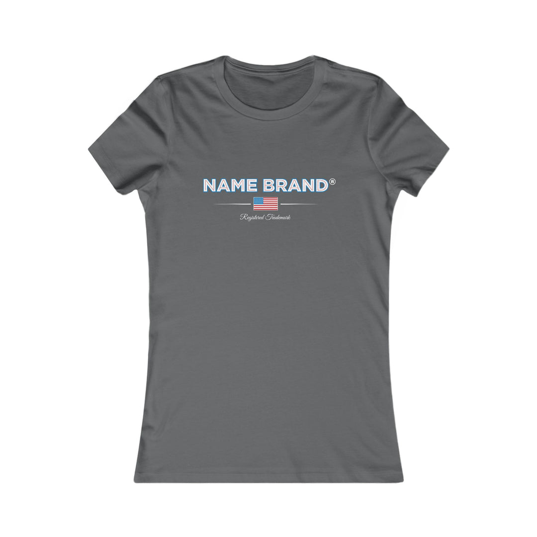 Women’s Slim Tee with &
