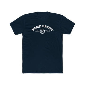 Classic NAME BRAND Everyday Cotton T-Shirt ach - Name Brand Apparel ATX