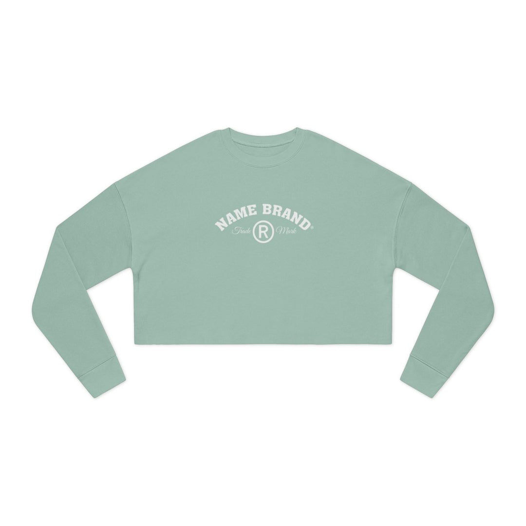 Cropped Sweatshirt — NAME BRAND Logo Women&