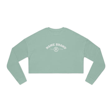 Cropped Sweatshirt — NAME BRAND Logo Women&