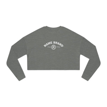 Cropped Sweatshirt — NAME BRAND Logo Women&
