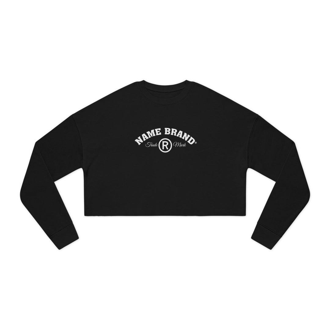 Cropped Sweatshirt — NAME BRAND Logo Women&