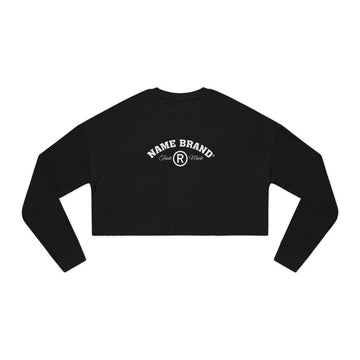 Cropped Sweatshirt — NAME BRAND Logo Women&