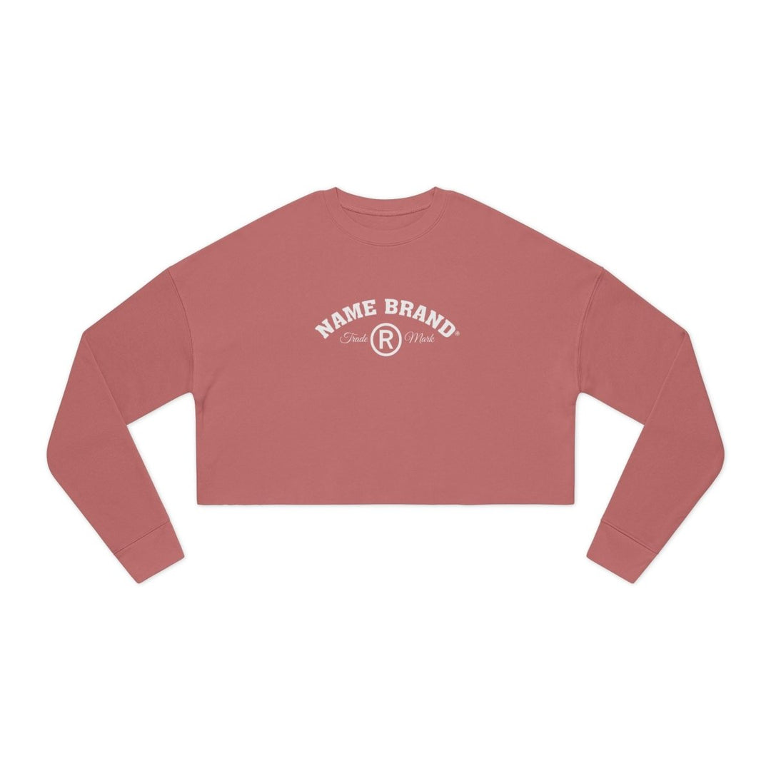 Cropped Sweatshirt — NAME BRAND Logo Women&