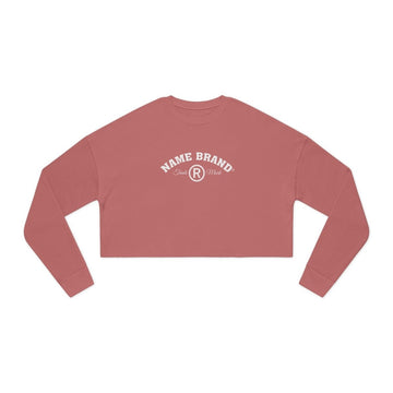 Cropped Sweatshirt — NAME BRAND Logo Women&