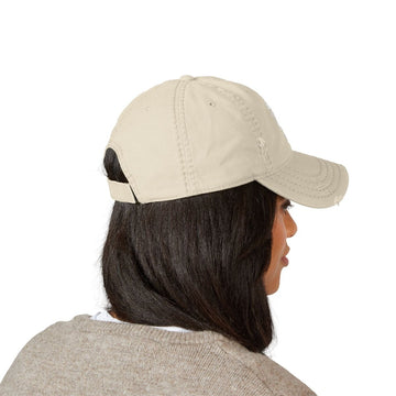 Distressed Embroidered – Vintage Washed Cap - Name Brand Apparel ATX