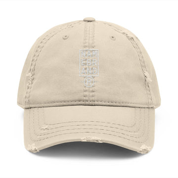 Distressed Embroidered – Vintage Washed Cap - Name Brand Apparel ATX