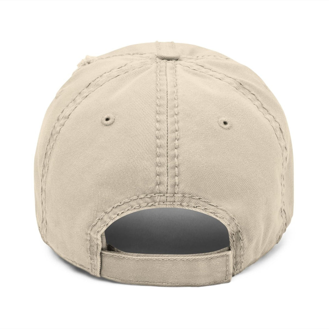 Distressed Embroidered – Vintage Washed Cap - Name Brand Apparel ATX