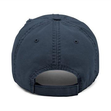 Distressed Embroidered – Vintage Washed Cap - Name Brand Apparel ATX