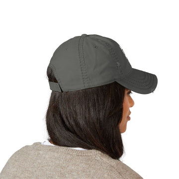 Distressed Embroidered – Vintage Washed Cap - Name Brand Apparel ATX