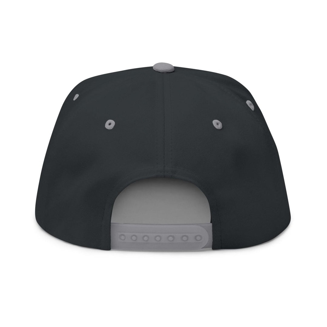 Embroidered Flat Bill Cap — Classic Name Brand Script Snapback - Name Brand Apparel ATX
