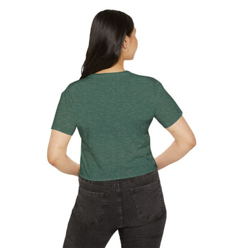Name Brand Crop Top — Minimal Logo Women&