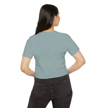 Name Brand Crop Top — Minimal Logo Women&