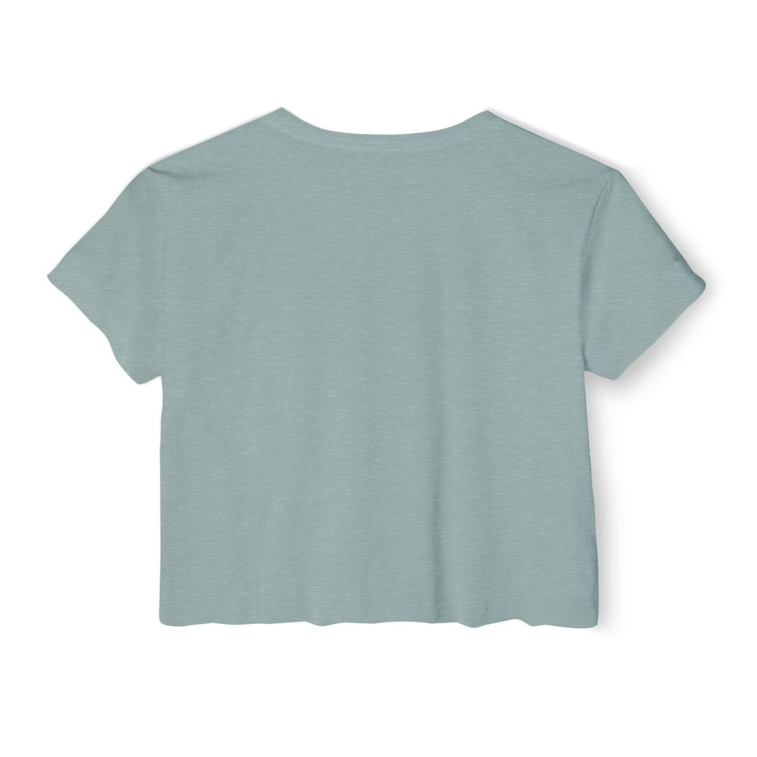 Name Brand Crop Top — Minimal Logo Women&