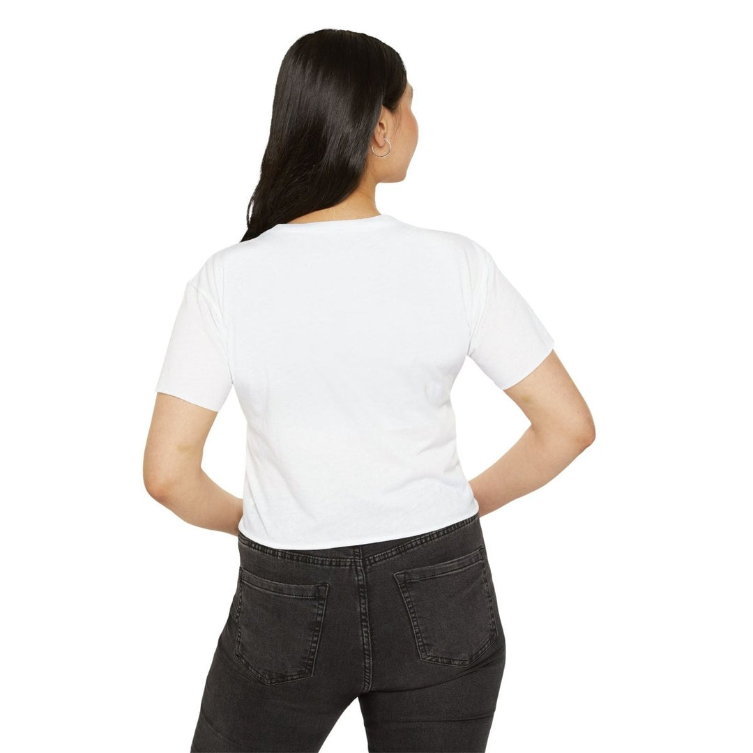 Name Brand Crop Top — Minimal Logo Women&