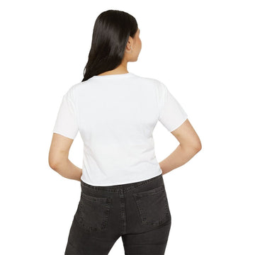 Name Brand Crop Top — Minimal Logo Women&