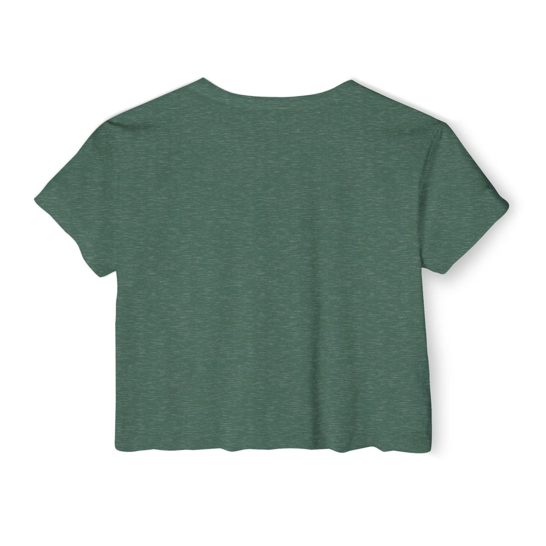 Name Brand Crop Top — Minimal Logo Women&