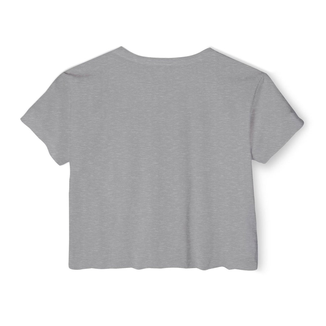 Name Brand Crop Top — Minimal Logo Women&