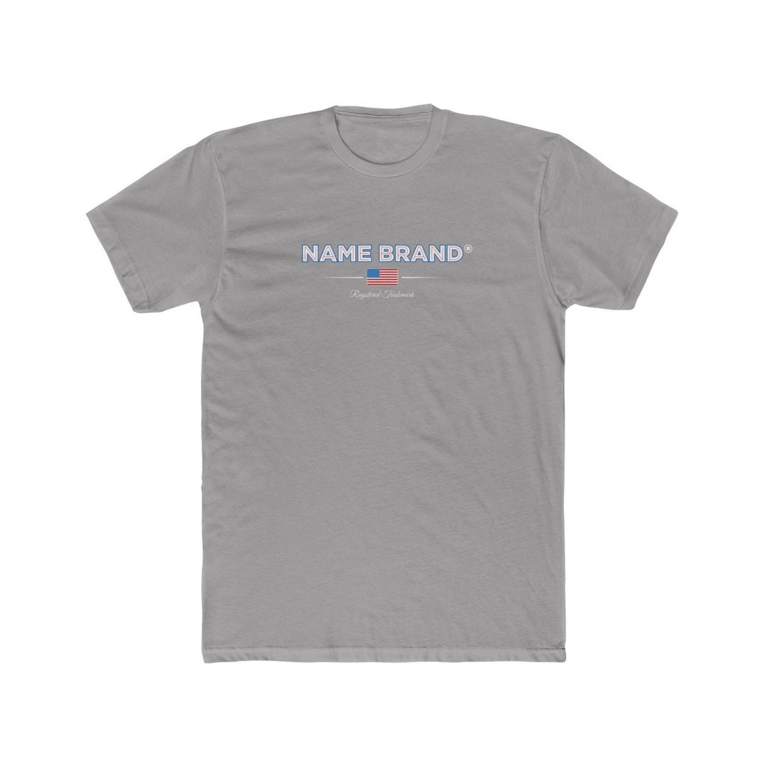 NAME BRAND Tee — American Flag Cotton T-Shirt - Name Brand Apparel ATX