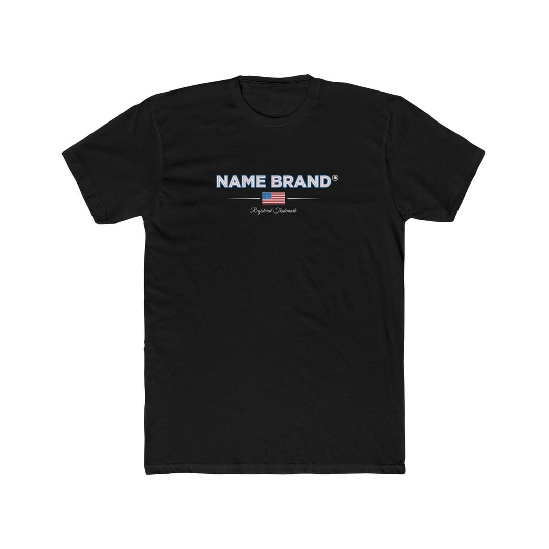 NAME BRAND Tee — American Flag Cotton T-Shirt - Name Brand Apparel ATX
