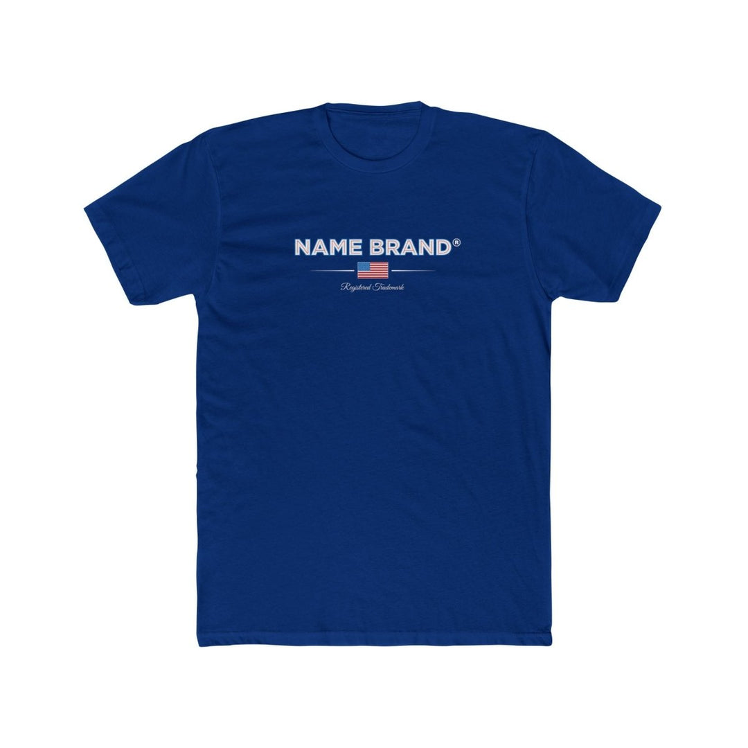 NAME BRAND Tee — American Flag Cotton T-Shirt - Name Brand Apparel ATX