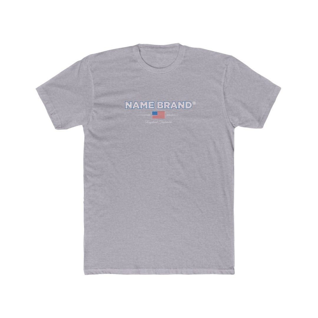 NAME BRAND Tee — American Flag Cotton T-Shirt - Name Brand Apparel ATX