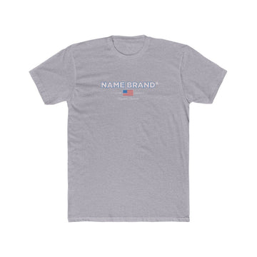 NAME BRAND Tee — American Flag Cotton T-Shirt - Name Brand Apparel ATX