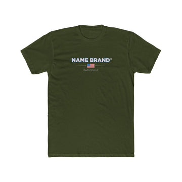 NAME BRAND Tee — American Flag Cotton T-Shirt - Name Brand Apparel ATX