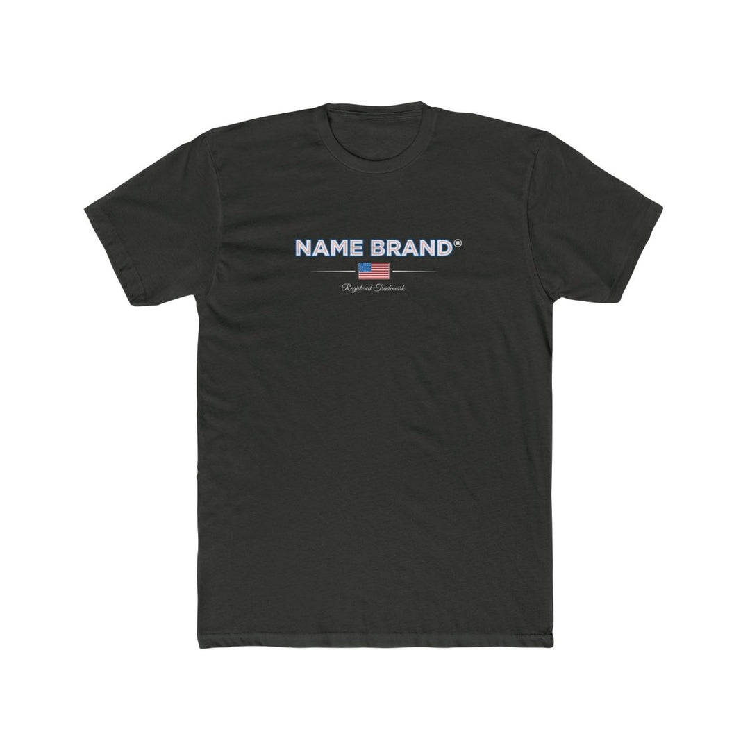 NAME BRAND Tee — American Flag Cotton T-Shirt - Name Brand Apparel ATX
