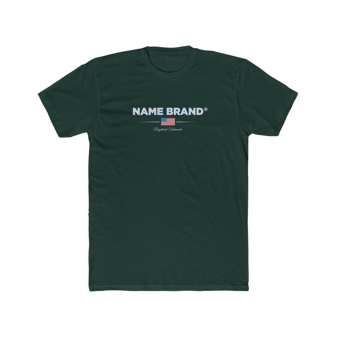 NAME BRAND Tee — American Flag Cotton T-Shirt - Name Brand Apparel ATX
