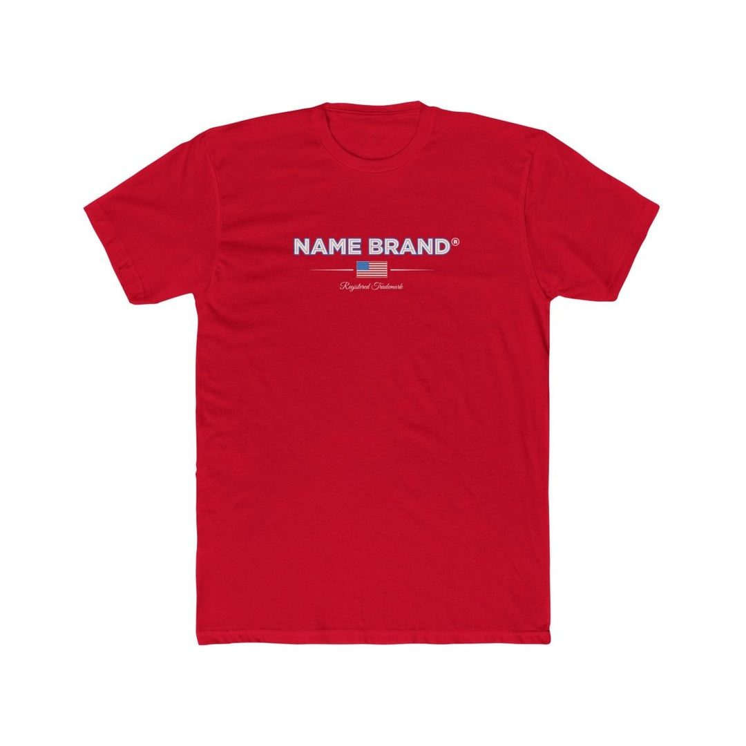 NAME BRAND Tee — American Flag Cotton T-Shirt - Name Brand Apparel ATX