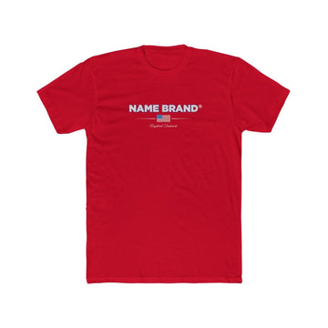 NAME BRAND Tee — American Flag Cotton T-Shirt - Name Brand Apparel ATX