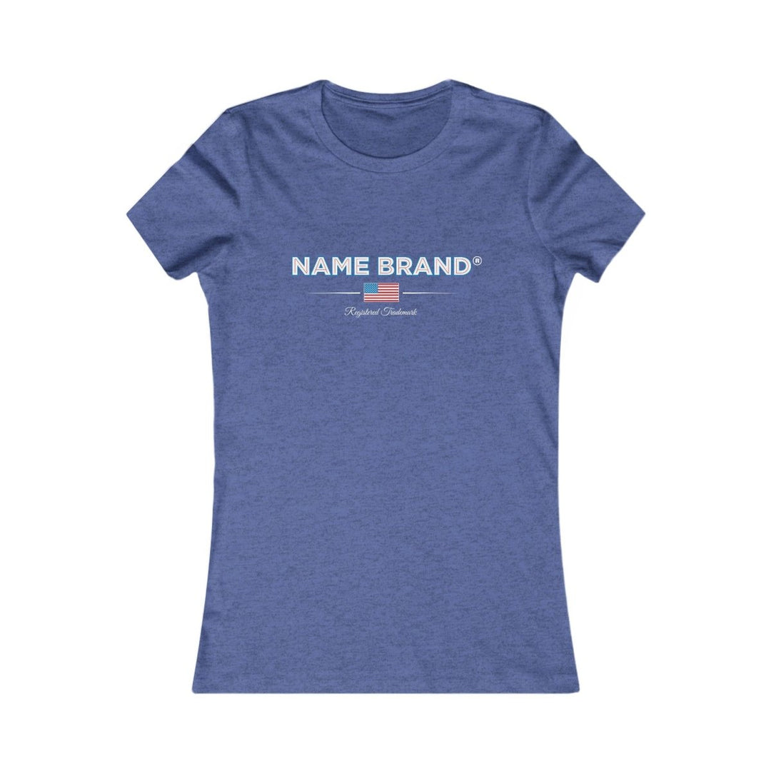 Women’s Slim Tee with &